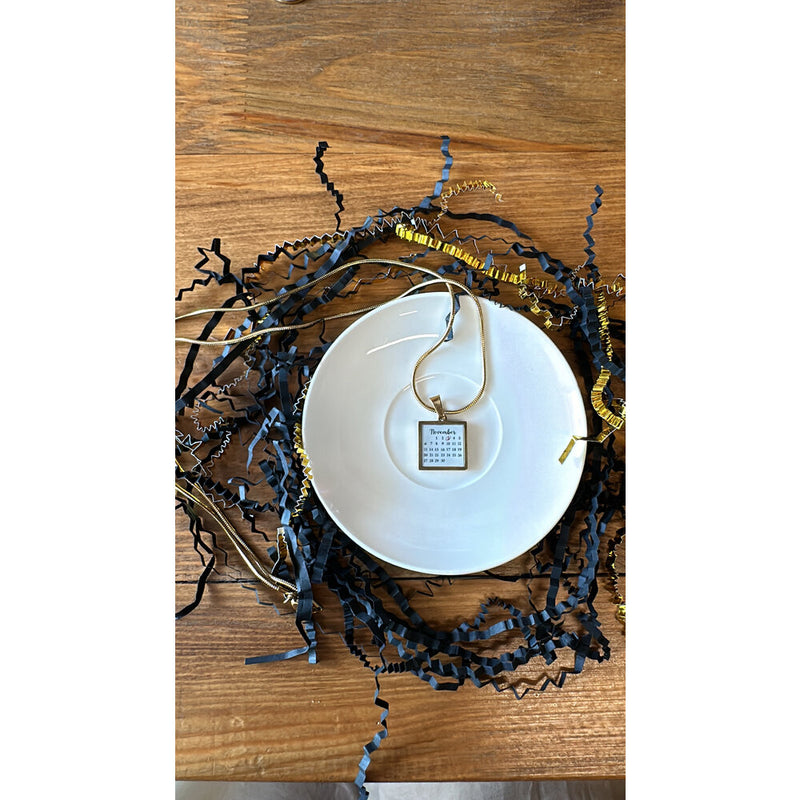 Takvim kolye - Altın & Gümüş