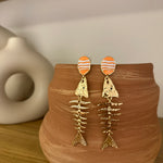 Balık küpe & Sarı - Görsel 2