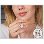 Çizgisel kolye - Altın & Gümüş - Görsel 3