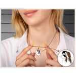 Çizgisel kolye - Altın & Gümüş - Görsel 4