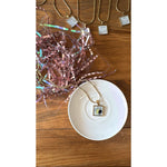 Çizgisel kolye - Altın & Gümüş - Görsel 2