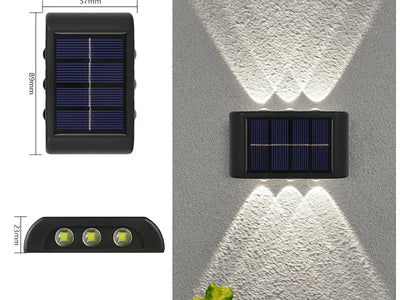 Güneş Enerjili Duvar Lambası Dış Mekan